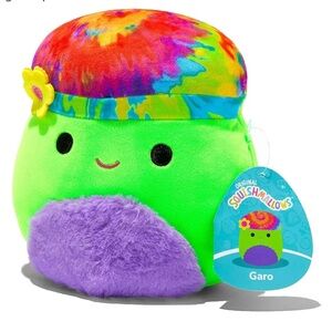 Squishmallows 8 Inch Soft Plush Toy Blacklight Squad Garo The Mushroom NWT
